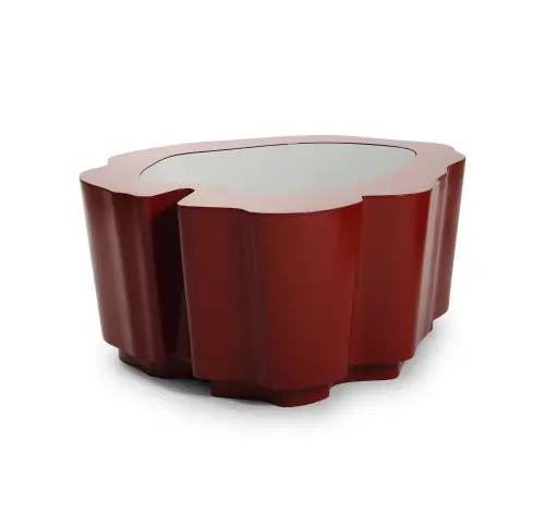 Amorphous Cocktail Table - Red