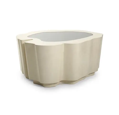 Amorphous Cocktail Table - White