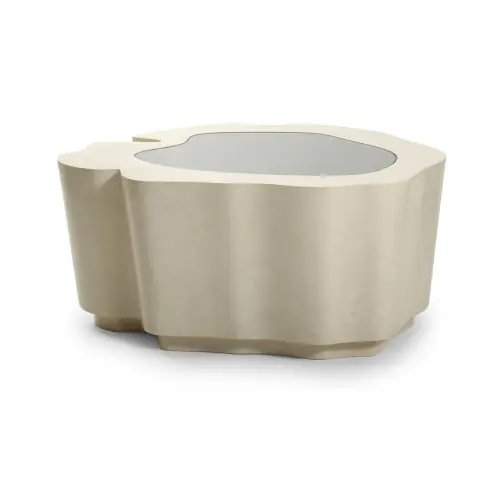 Amorphous Cocktail Table - White