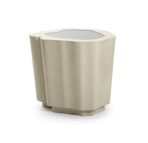 Amorphous Side Table - White