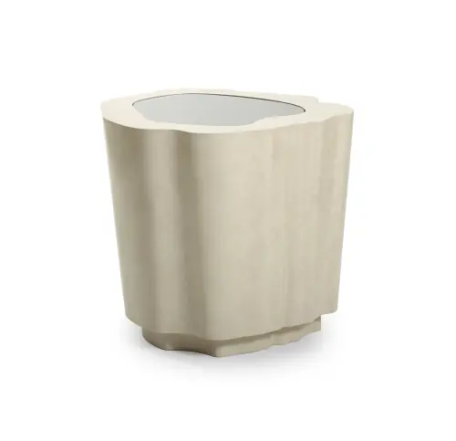 Amorphous Side Table - White
