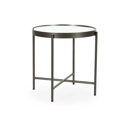 Turino Small Table - Mirror/Bronze