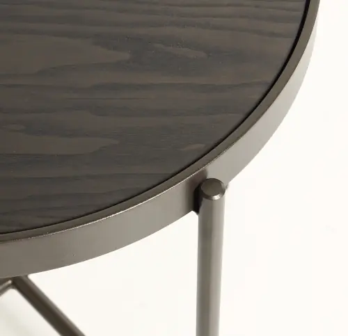 Turino Large Table - Storm/Bronze