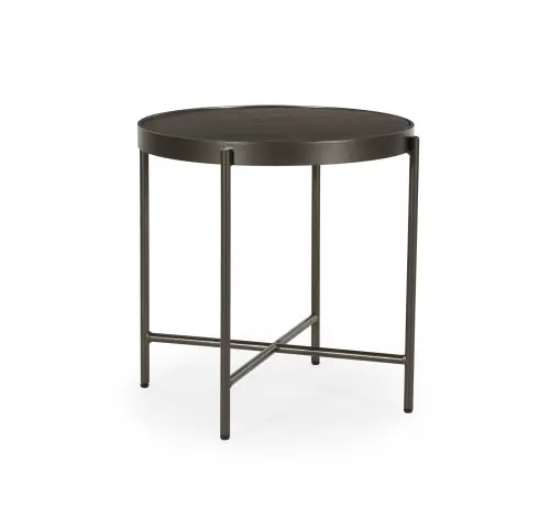 Turino Small Table - Storm/Bronze