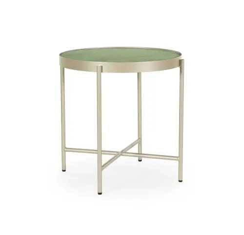 Turino Small Table - Sage/Champagne