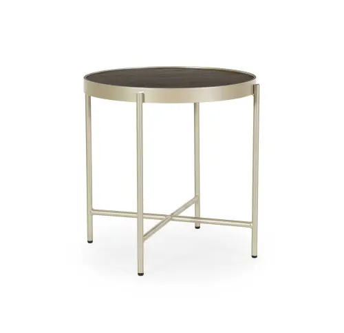 Turino Small Table - Storm/Champagne