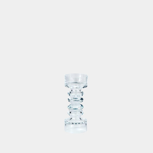 Glass Ribbed Candleholder/Vase