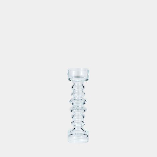 Glass Ribbed Candleholder/Vase