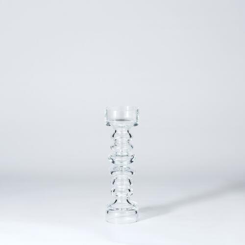 Glass Ribbed Candleholder/Vase