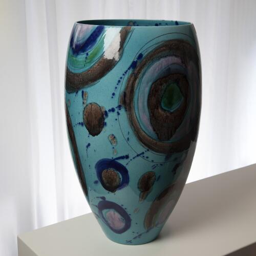 Blue Spots Vase