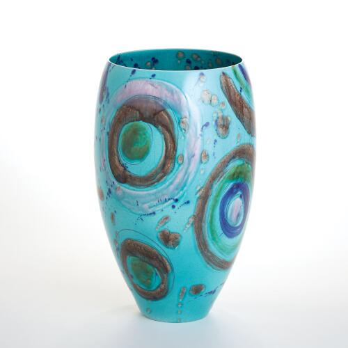 Blue Spots Vase