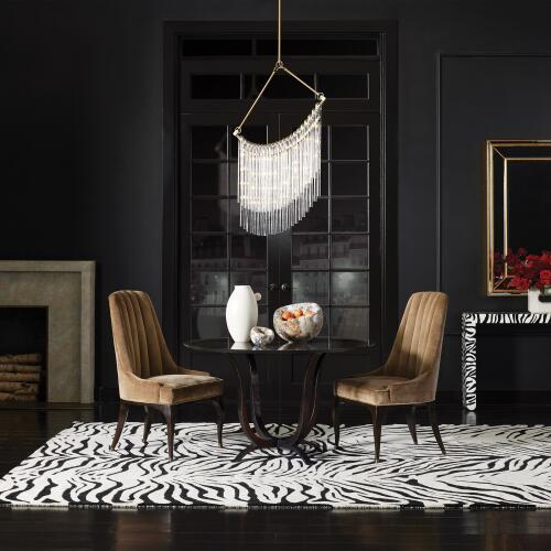 Parson Table-Zebra Lacquer