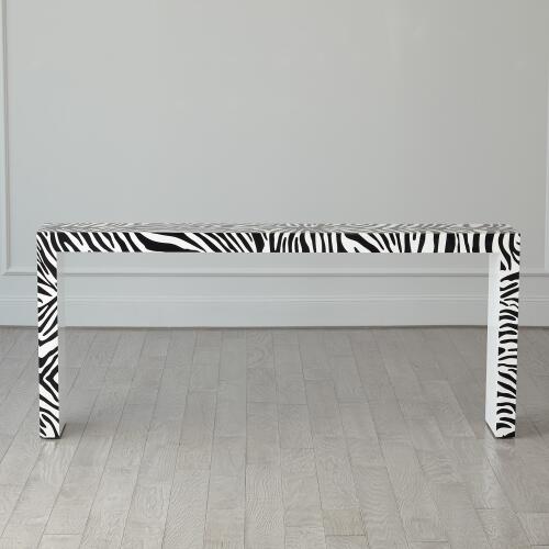 Parson Table-Zebra Lacquer