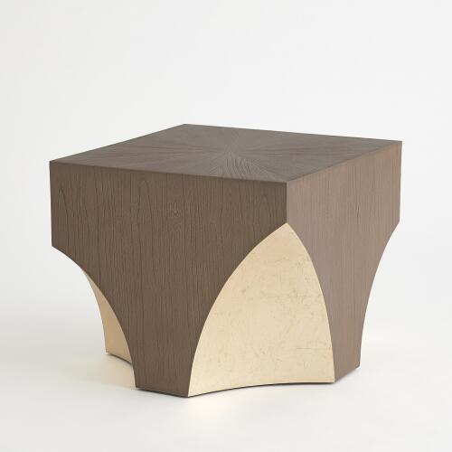 Arches Bunching Table-Nutmeg/Champagne