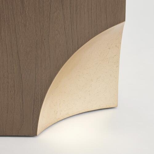 Arches Bunching Table-Nutmeg/Champagne