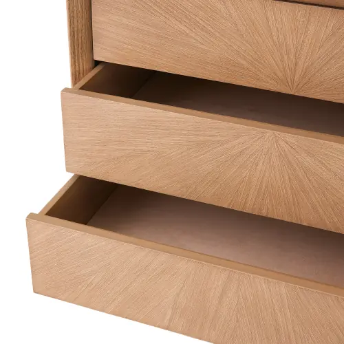 Burst Right Bedside Chest-Nutmeg