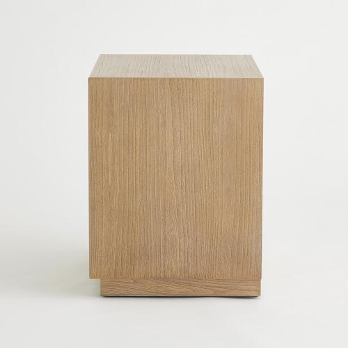 Burst Bedside Chest-Nutmeg
