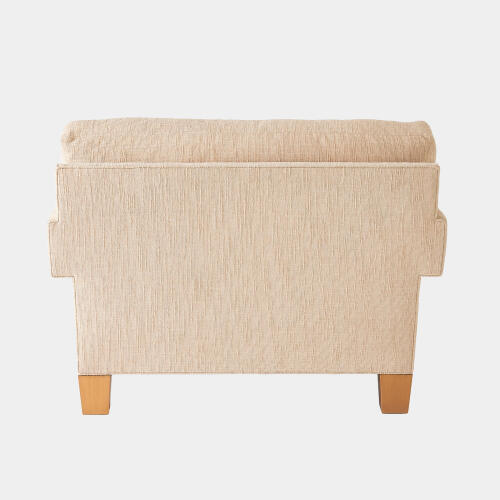 Zosia Sqaure Arm Chair-Natural