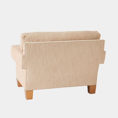 Zosia Sqaure Arm Chair-Natural