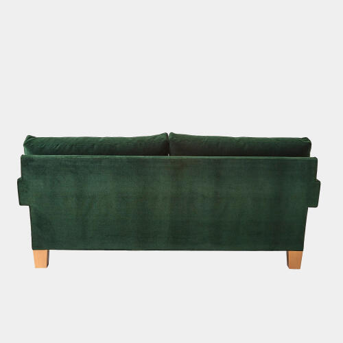 Zosia Sqaure Arm Sofa-Green Velvet