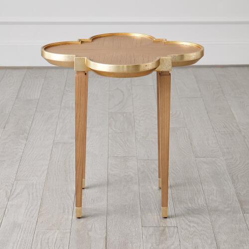 Quatrefoil Side Table