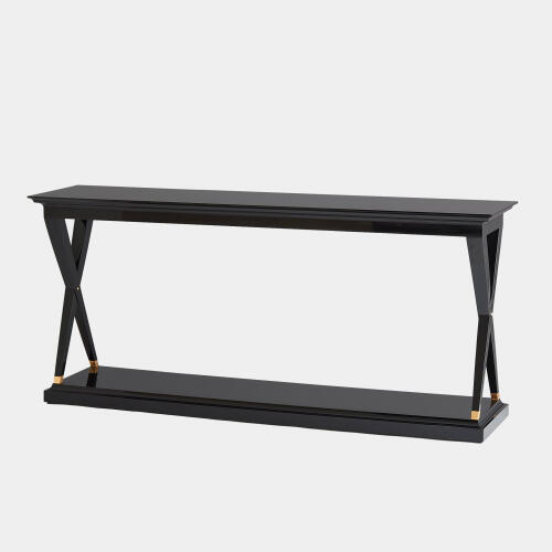 Chi Console-Black Lacquer