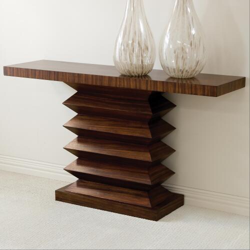 Zig Zag Console Table