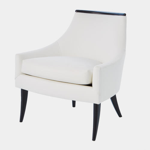 boomerang chair-ebony-muslin