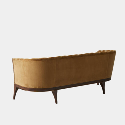 Connor Channel Back Sofa-Toast Velvet