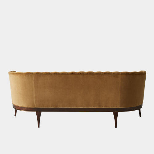 Connor Channel Back Sofa-Toast Velvet