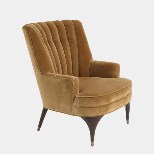 Duncan Chair-Toast Velvet