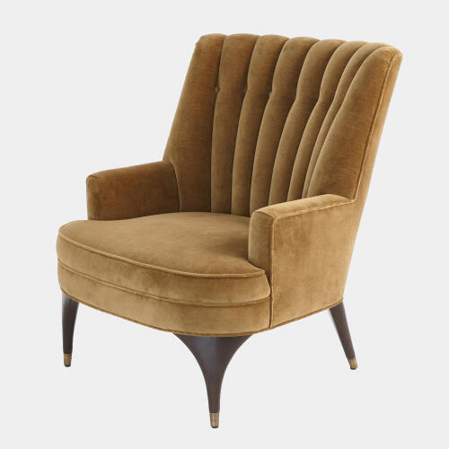 Duncan Chair-Toast Velvet