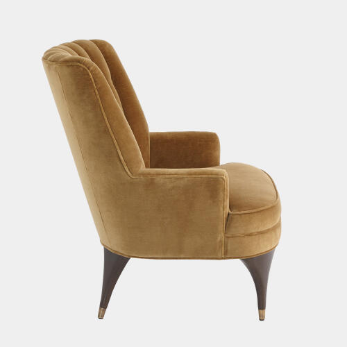 Duncan Chair-Toast Velvet
