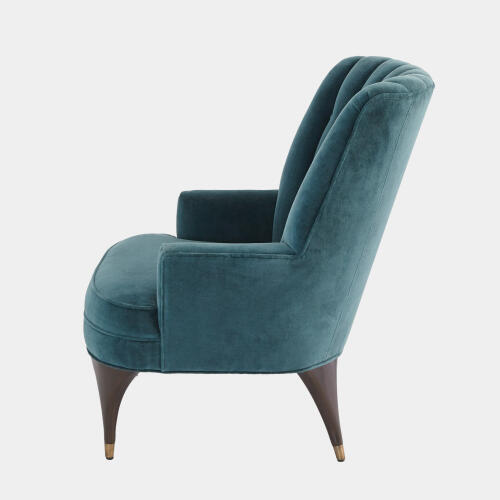 Duncan Chair-Dragonfly Velvet