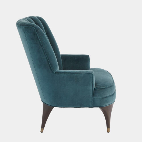 Duncan Chair-Dragonfly Velvet