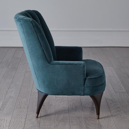Duncan Chair-Dragonfly Velvet
