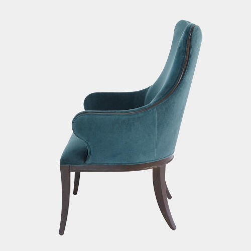 Evelyn Chair-Dragonfly Velvet