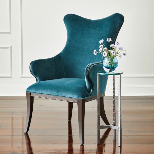 Evelyn Chair-Dragonfly Velvet