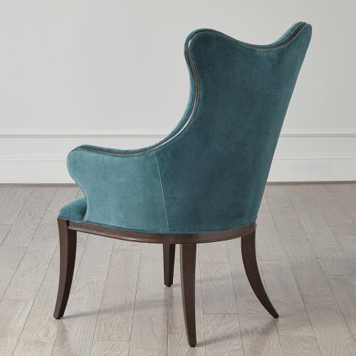 Evelyn Chair-Dragonfly Velvet