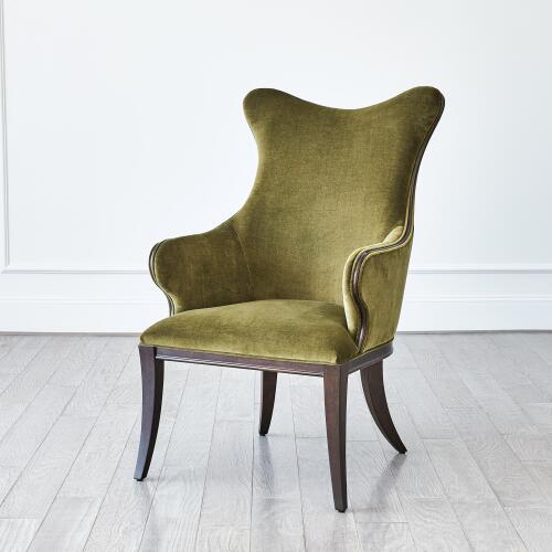 Evelyn Chair-Moss Velvet