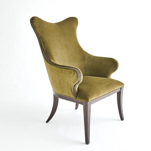 Evelyn Chair-Moss Velvet