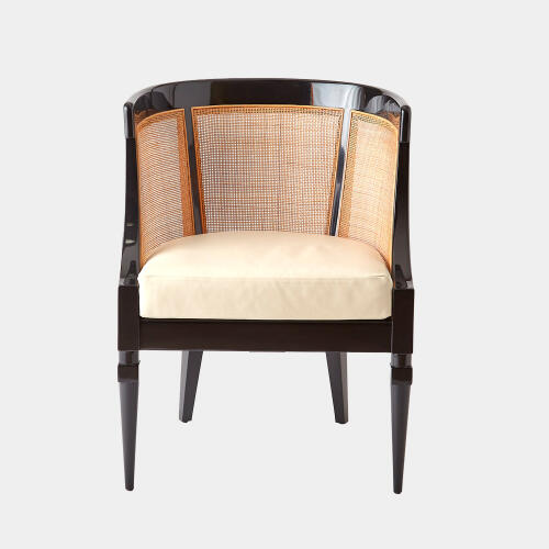 Naomi Cane Chair-Black