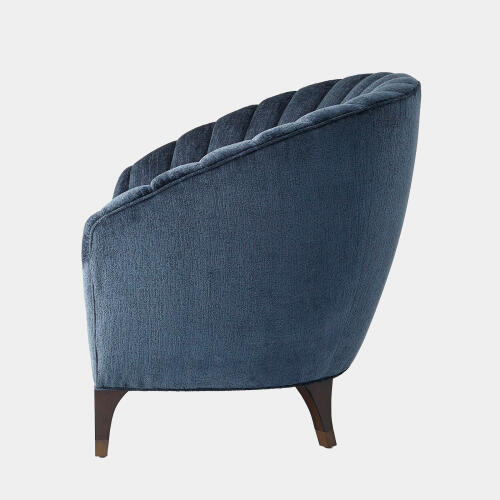 Luxe Lounge Chair-Indigo