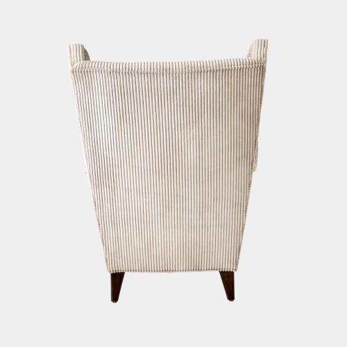 Wing Chair-Wide Wale Corduroy-Smoke
