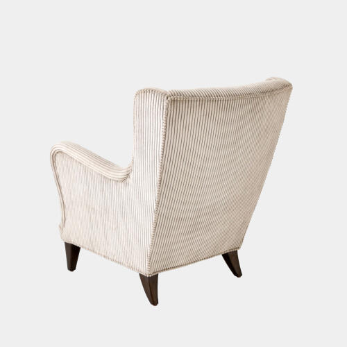 Lounge Chair-Wide Wale Corduroy-Smoke