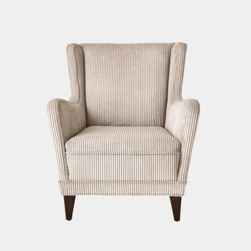 Lounge Chair-Wide Wale Corduroy-Smoke