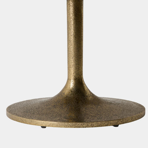 Metro Chair-Textured Gold with Leather