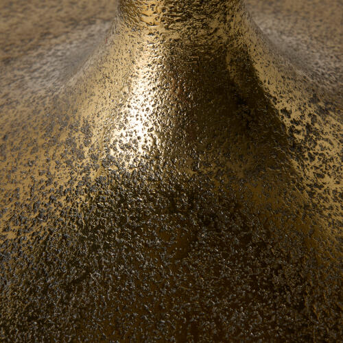 Metro Chair-Textured Gold with Leather