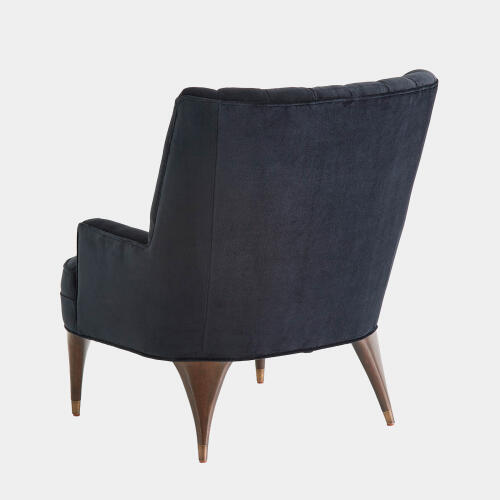 Duncan Chair-Black Velvet