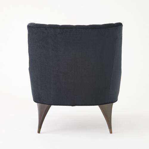 Duncan Chair-Black Velvet